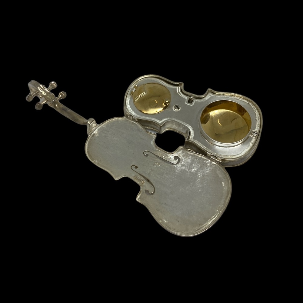 🆕 Hand made Silver and Gold Pill box ✨HP✨ - Picture 9 of 16